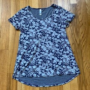 LuLaRoe Floral Short Sleeve Tee